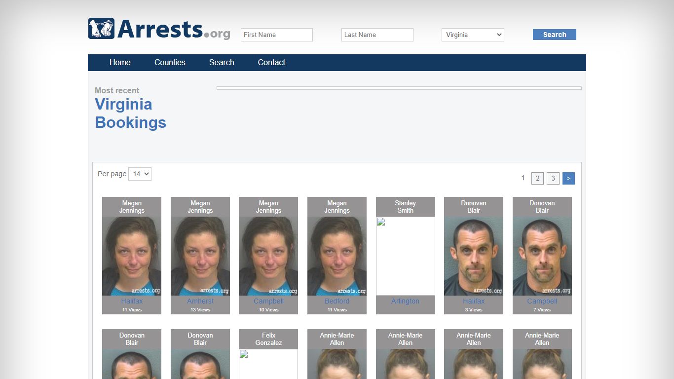 Virginia Arrests and Inmate Search